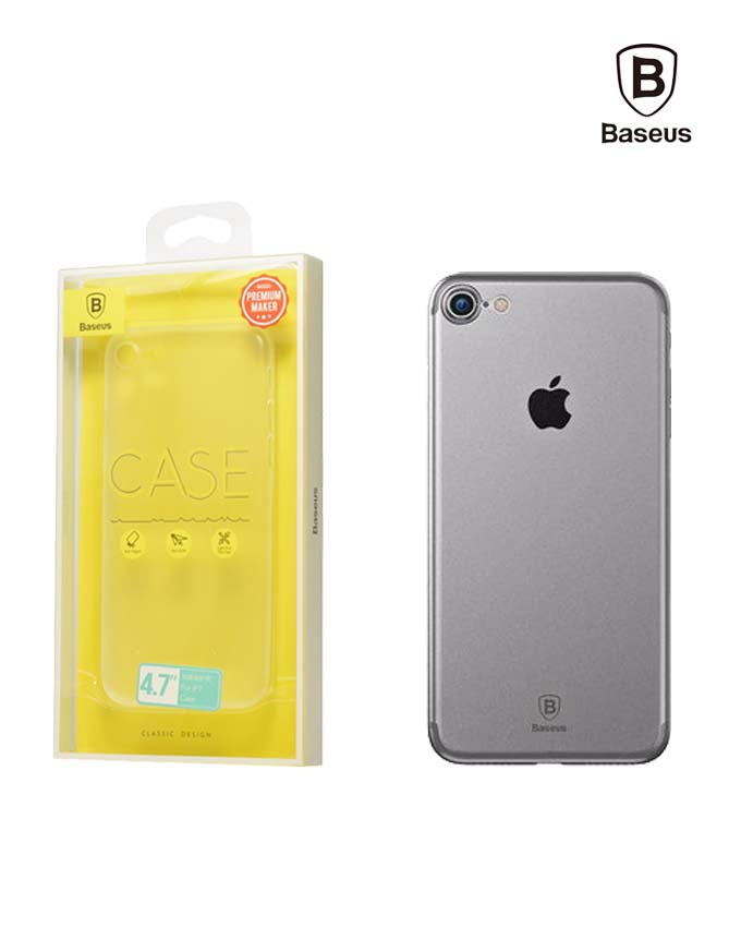 Baseus Wing Case for iPhone 7/8 - Transparent White (WIAPIPH7-E02)
